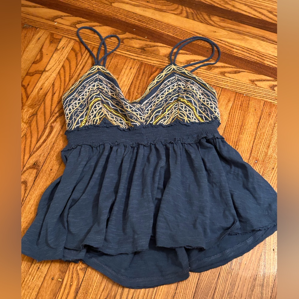 Free People Beaded Tank Top Size XS perfect condition never worn before